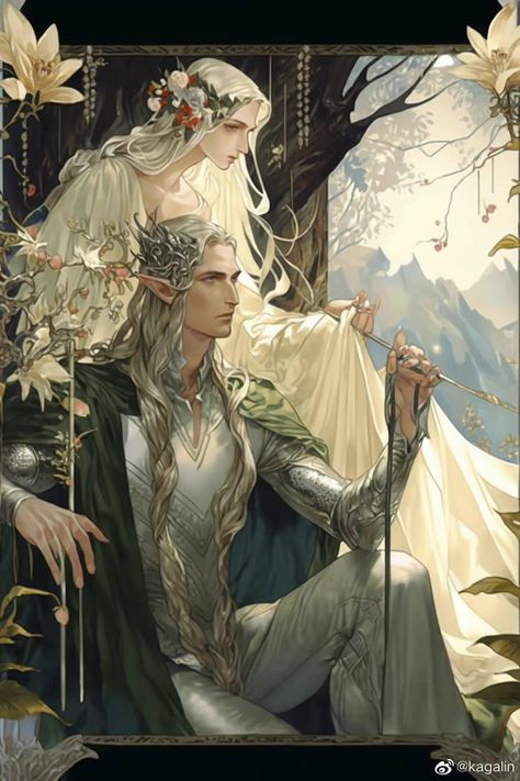 Middle Earth Elves, Mirkwood Elves, Lotr Elves, Tolkien Elves, Elf Art, Tolkien Art, Night Elf, Character Inspiration Male, High Fantasy