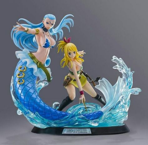 Fairy Tail Figures, Fairy Tail Lucy Heartfilia, One Piece Fairy Tail, Action Figures Anime, Manga Fairy, Fairy Tail Natsu And Lucy, Fantasy Figurine, Fairy Tail Lucy, Fairy Tail Guild