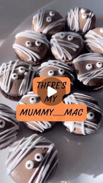 Whipzi Co on Instagram: "Where’s my mummy…macs?! 🧟‍♂️🖤

These *spook-tacular* “mummifying” chocolate macs by @mona_lisa_macarons are *so good* they’re scary! 👻 She used our new, limited edition Black Cocoa flavor to create these hauntingly delicious treats, perfect for all your Halloween fun! 🎃🍫

Don’t miss out—our Black Cocoa is vanishing faster than a ghost in the night! Grab yours today before it disappears for good! 💀🕸️

👉 www.whipzi.com  
#flavoredpowderedsugar #whipzi #whipzi_co #halloweenbaking #chocolatemacarons #fallbaking #halloweentreats #spookyseason #powerupwithanna"