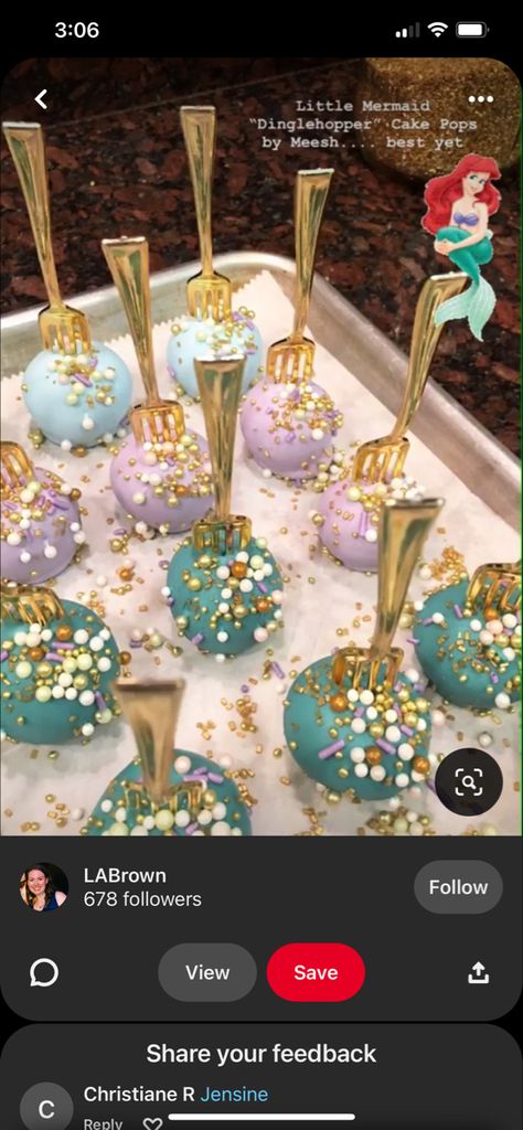 Mermaid Party Sweets Table, Mermaid Birthday Cake Pops, Mermaid Themed Treats, Mermaid Cake Balls, Mermaid Dessert Table Ideas, Mermaid Themed Desserts, Mermaid Donuts Ideas, Mermaid Deserts, Mermaid Chocolate Covered Strawberries