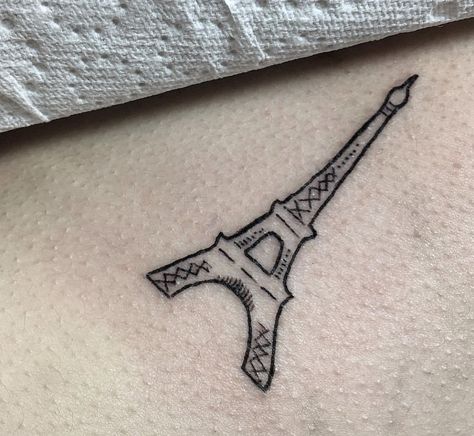 Paris Tattoo Ideas, Eiffel Tower Tattoo, Tower Tattoo, France Tattoo, Paris Tattoo, Tattoo Ideas Small, Latest Tattoos, Tattoos And Piercings, Small Tattoos