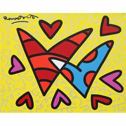 . Peace Crafts, Romero Britto Art, Britto Art, Funny Birds, Zentangle Patterns, Happy Wedding, Paint Party, Cubism, School Projects