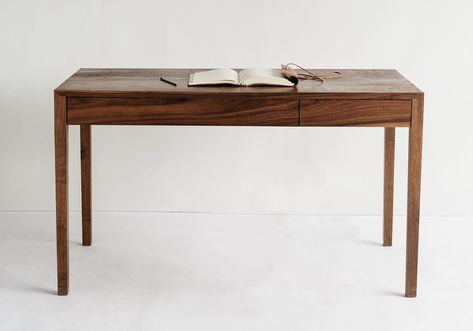 Writing Desk — Richard Watson — FAIR Trestle Desk, French Desk, Solid Wood Writing Desk, Wood Writing, Console Desk, 16 Weeks, Wall Desk, Leather Desk, Wood Console