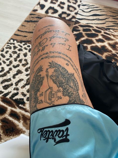 Muy Thai Aesthetic, Thai Leg Tattoo, Muay Thai Aesthetic, Boxing Tattoo, Thai Aesthetic, Muay Thai Tattoo, Wonder Woman Tattoo, Taboo Tattoo, Full Leg Tattoos