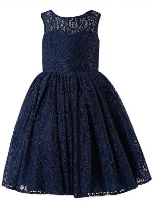 Ruffle Flower Girl Dress, Flower Girl Dresses Navy, Tea Length Flower Girl Dress, Long Flower Girl Dresses, For Wedding Dresses, Princess Flower Girl Dresses, Formal Occasion Dress, Girls Dresses Online, Lace Ball Gowns