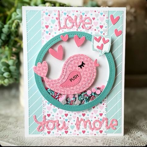 Linda Simpson- Plouvier (@crafteenana) • Instagram photos and videos Queen And Company, Instagram Queen, Planner Supplies, Shaker Cards, Card Maker, Greeting Cards Handmade, Paper Crafting, Mix And Match, Valentines Cards