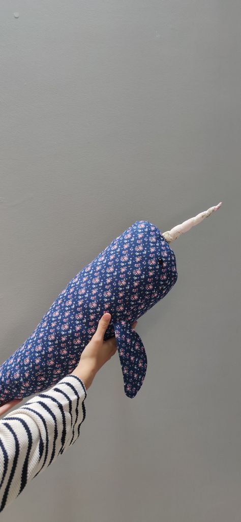 Narwhal plushie sewing tutorial Plushie Tutorial, Animals Sewing, Sewing Challenge, Soft Toy Patterns, Aquatic Animals, Toy Pattern, Pattern Ideas, Narwhal, Christmas 2023