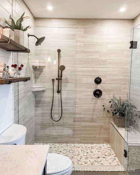 Shower Controls Placement, Shower Fixture Placement Layout, Dual Shower Heads Master Baths Walk In, Shower Fixture Ideas, Small Bathroom Chandelier, Double Shower Head Master Baths, Bathroom Chandelier Lighting, Shower Head Placement, Shower Layout