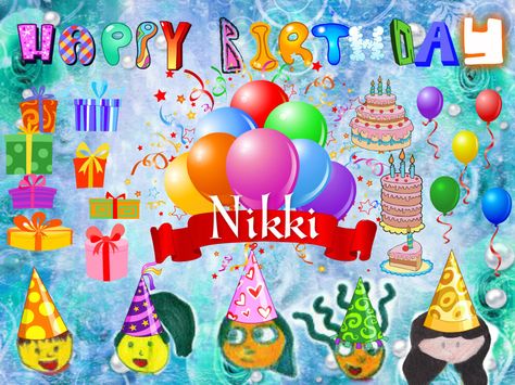 Happy Birthday Nikki! Congrats on turning a year older! Happy Birthday Nikki, Happy Birthday Messages, Birthday Messages, Happy Birthday To You, A Year, Turning, Happy Birthday, Neon Signs, Cake