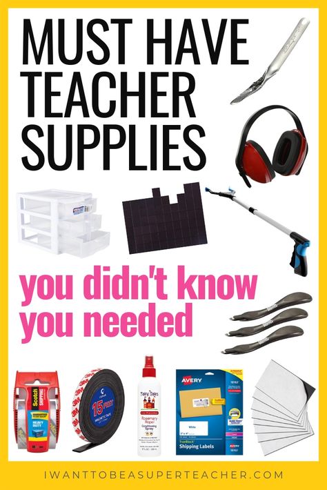 Teacher Supplies List, Teacher Workroom, First Year Teacher, Teacher Wish List, Teacher Classroom Supplies, Classroom Wishlist, Amazon List, School Supplies For Teachers, Teacher Favorites