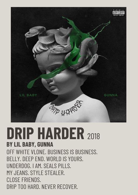 Drip Harder, Music Polaroid, Room Pic, Rap Culture, Minimalist Polaroid Poster, Rap Album Covers, Music Cover Photos, Minimalist Music, Album Posters