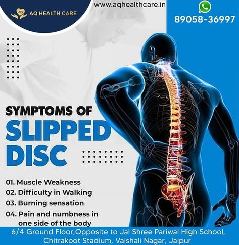 Most people relieve from the slipped disc pain by doing an exercise program and help in strengthens the back and surrounding muscles. A physical therapist may recommend exercises that can strengthen your back that helps in reducing pain. For more info call us at -8905836997 #healthandwealth #aqhealthcare #physiotherapist #slipdisctreatment #physiotherapy #slipdiscdoctor #slipdisc #slipdiscclinic #Bestphysiotherapyclinic #BestPhysiotherapist #physiotherapyclinic Middle Back Pain Causes, Slip Disc, Abdominal Pain Relief, Relieve Lower Back Pain, Strengthen Your Back, Constant Headaches, Middle Back Pain, Physiotherapy Clinic, Back Pain Remedies