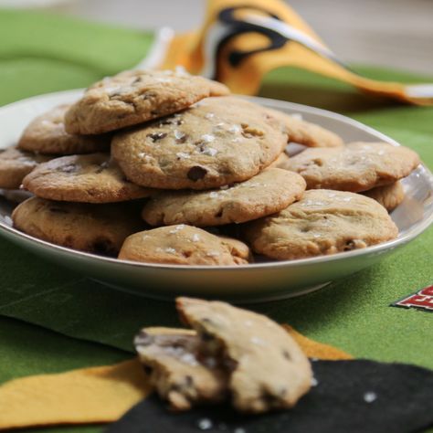 Salted Caramel Chocolate Chip Cookies By Valerie Bertinelli Cookies With Carmel, Carmel Chocolate Chip Cookies, Salted Caramel Chocolate Chip Cookies, Valerie Bertinelli Recipes, Carmel Chocolate, Salted Carmel, Salted Caramel Cookies, Caramel Chocolate Chip Cookies, Caramel Bits