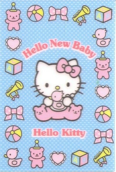 Hello Kitty ♡ Hello Kitty Gender Reveal, Hello Sanrio, Hello Kitty Baby, Kitty Baby, Sanrio My Melody, Hello Kitty Sanrio, Twin Stars, Baby Wedding, Cat S