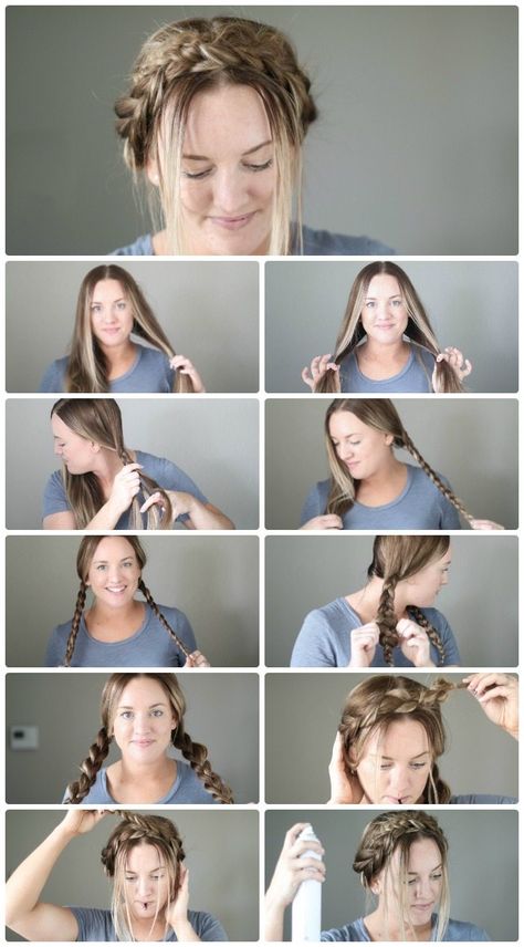 Three 5 Minute Hairstyles For The Modern Mom - Positively Oakes Braids Tutorial Easy, Five Minute Hairstyles, Hair Styles For Dirty Hair Quick, 5 Minute Hairstyles, Easy Hairstyles Quick, Fesyen Rambut, Mom Hairstyles, Hair Tutorials Easy, Peinados Fáciles Para Cabello Corto