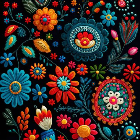 mexican embroidery pattern textile --v 4 Embroidery Mexican Pattern, Mayan Embroidery, Mexican Patterns, Mexican Embroidery Designs, Mayan Textiles, Mexican Sunflower, Mexican Pattern, Cake Drawing, Mexican Textiles