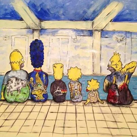 Pink Floyd Wall Art, Pink Floyd Wallpaper, Pink Floyd Tattoo, Pink Floyd Poster, Pink Floyd Art, Syd Barrett, Simpsons Drawings, Comfortably Numb, Simpsons Art