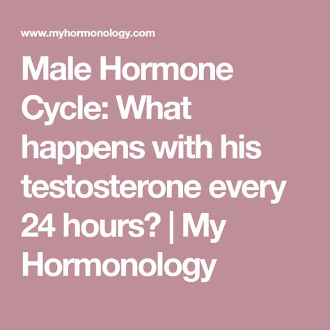 Hormone Cycle, High Testosterone, Physical Attraction, Relaxing Activities, Testosterone Levels, Mens Cycling, Shake It Off, Low Energy, Mens Health