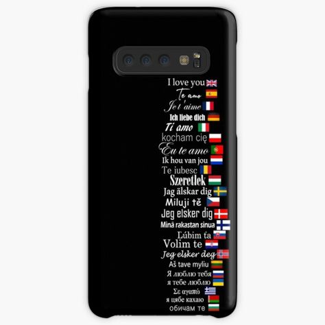 European Languages, Spanish English, Phone Cases Samsung Galaxy, Cool Phone Cases, Galaxy Phone, I Love You, Phone Case, Samsung Galaxy, Love You