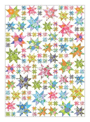 Stars Quilt, Quilt Modernen, Pretty Quilt, Star Quilt Blocks, Star Quilt Patterns, Star Quilts, Scrappy Quilts, Free Quilting, Quilting Tutorials