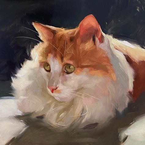 Jennifer Gennari, Cat Portrait Painting, Dog Portraits Painting, Siluete Umane, Cat Art Illustration, Animal Portraits Art, Soyut Sanat Tabloları, Cat Artwork, Cat Portraits