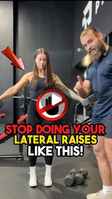 Jake - Lifestyle Coach | ❌Stop doing your DB lateral raises like this! . 👉Do this instead to really optimize the lateral raise and light the delts up . ❗�... | Instagram Shoulder And Arm Workout, Fit Mother, Always Do Your Best, Workout Program Gym, Arm Exercises, Lateral Raises, Use Less, Going Through The Motions, Lifestyle Coaching