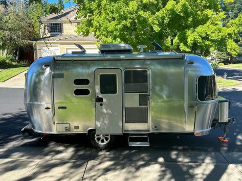 Airstream Caravel, Rear Bike Rack, Airstream For Sale, Convection Microwave, Airstream Trailers For Sale, Airstream Trailers, Signal Booster, Bike Rack, Toyota Tacoma