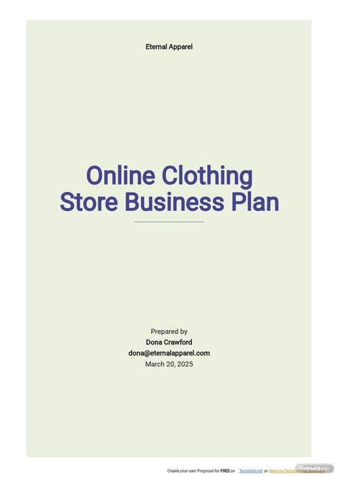 Online Clothing Store Business Plan Template Boutique Business Plan, Bookstore Business, Fashion Business Plan, Business Plan Example, Business Plan Template Free, Boutique Business, Curriculum Mapping, Creating Goals, Writing A Business Plan