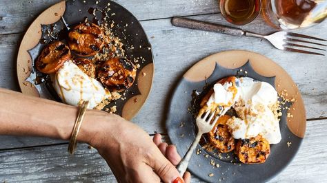 A Magnificent Grilled Summer Dinner Party from Chef Samin Nosrat | Bon Appetit Cookie Crumble, Grilled Dinner, Dinner Party Summer, Summer Dessert Recipes, Italian Cookies, Almond Cream, Summer Grilling, Toasted Almonds, Summer Dinner