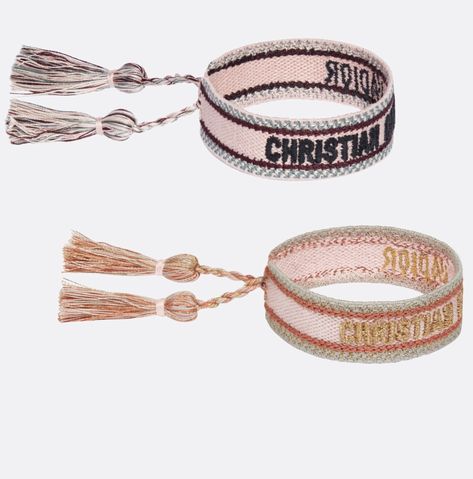 Dior Jewelry Christian Dior Bracelet, Dior Bracelet, Tiffany Necklace, Bracelets Fashion, Dior Jewelry, Jhumka Earrings, Woven Bracelets, Zac Posen, Fashion Weeks