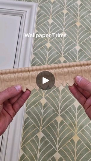 Decwood Mouldings, Wallpapered Walls, Victorian Beach House, Messy Edges, Fabulous Wallpaper, Decorating Above Kitchen Cabinets, House Styling, English Interior, Renovation Inspiration