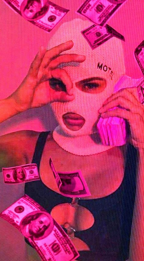 Girly Money Wallpaper, Pink Trap Aesthetic, Baddy Wallpaper Iphone, Trap Aesthetic, Y2k Wallpaper Iphone, Candy Lady, Money Wallpaper, Pink Wallpaper Girly, Y2k Wallpaper