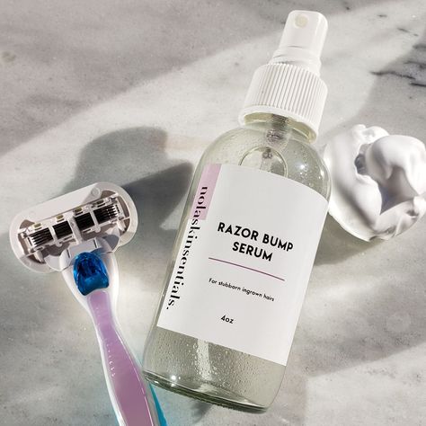 Our razor bump serum is perfect for even your most delicate areas!   #nolaskinsentials #ingrownhairremoval #ingrownhair #waxing #skincare #skin #skincareroutine #skincaretips #summer #bikinizone #smoothskin #clearskin Razor Bump Serum, Razor Bump, Ingrown Hair Removal, Prevent Ingrown Hairs, Razor Bumps, Ingrown Hairs, Vegan Skincare, Ingrown Hair, Green Beauty