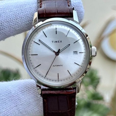 TIMEX Marlin USA 🇺🇸 Mens Automatic | All Genuine | 40mm Only watch | Like New | COD Price: 40,000/= #watchesofinstagram #watchesstyle #leatherflexofficial #leatherflexifficial #leatherflex Montiel Quartz Numeracle Wrist Watch For Men, Timex Marlin Automatic, Leather Automatic Watch With Rectangular Dial, Cod Price, Classic Leather Automatic Watches, Timex Marlin, March 17, Mens Fashion Casual Outfits, Wrist Watches