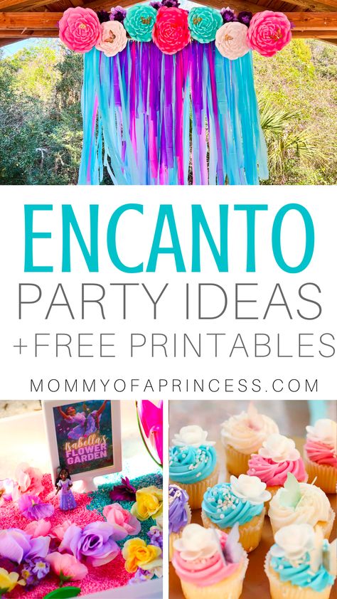 Simple Encanto Birthday Decor, Free Encanto Party Printables, Encanto Printables Free, Encanto Birthday Party Ideas Decoration, Encanto Free Printable, Encanto Party Decoration Ideas, Encanto Party Food, Encanto Food, Encanto Birthday Decorations