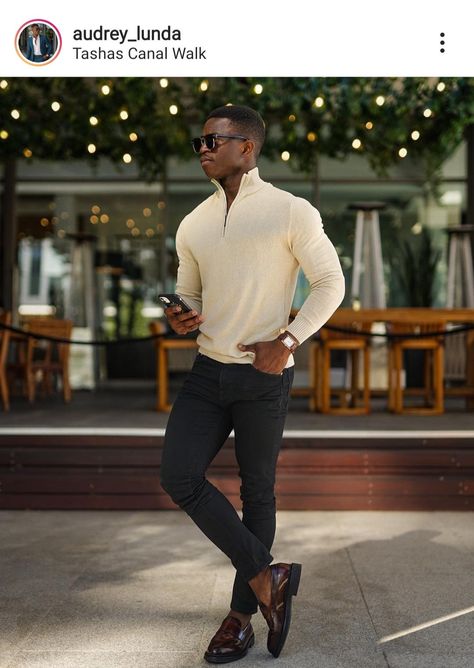 Black Man Causal Outfits, Black Male Semi Formal Outfits, Date Night Outfit Men Black, Going Out Outfits Night Men, Men Church Outfit Casual, Mens Dinner Date Outfit, Black Men Business Casual Outfits, Mens Going Out Outfit Night, Black Men Style Classy