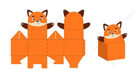 Treat Box Template, Box Fox, Packaging Template Design, Birthday Party Background, Paper Box Template, Paper Carving, Packaging Template, Creative Gifts For Boyfriend, Baby Drawing