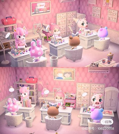 Acnh Inspiration, Pink Island, Animal Crossing Memes, Happy Home Designer, Island Theme, Qr Codes Animal Crossing, Acnh Ideas, Cute Kawaii Animals, Animal Crossing Villagers