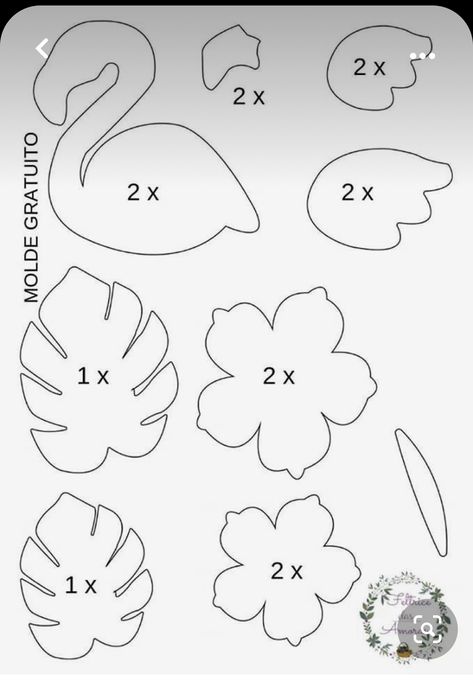 Flamingo Template, Party Mix Recipe, Jungle Theme Classroom, Flamingo Themed Party, Bird Template, Flamingo Theme, Fiesta Tropical, Hawaii Party, Tropical Birthday