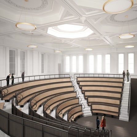 Theatre In The Round, Performing Arts Theater, Auditorium Design, Auditorium Seating, Theater Architecture, Lectures Room, Lecture Theatre, David Chipperfield Architects, University Of London