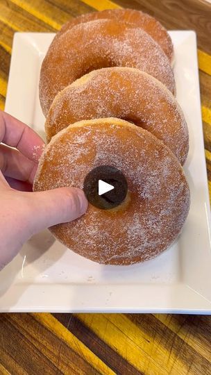 How To Make Doughnuts At Home, How To Make Donuts At Home, Donuts At Home, Food Reels, Lets Eat, Biscuit Dough, Sweet Dough, Gourmet Treats, Delicious Donuts