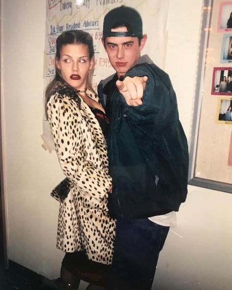 Busy Philipps posted this photo of herself with Colin Hanks in 1998 — when they were both college students at Loyola Marymount University. Busy Phillips, Colin Hanks, Loyola Marymount University, Busy Philipps, Action Movies, Lookbook Outfits, College Students, Fur Coat, Fashion Inspo