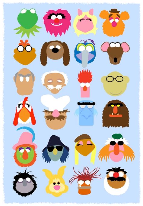 The Muppets Characters, Muppets Party, Chucky Horror Movie, Door Decks, Surprise Birthday Decorations, Sesame Street Birthday Party, Fraggle Rock, Party Goodies, The Muppet Show