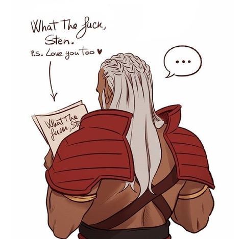 Sten Dragon Age, Hero Of Ferelden, Dragon Age Memes, Dragon Age Funny, Dragon Age Romance, Dragon Age Games, Dragon Age Series, Dragon Age Origins, Dragon Age Inquisition