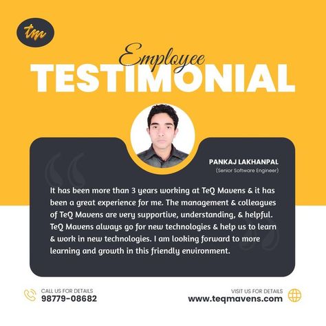 Employee Testimonial, Linkedin Design, Software Engineer, New Technology, Software, Engineering, Technology, Design