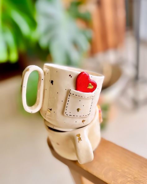 Valentine Cups, Ceramic Valentine, Have A Nice Evening, Simple Mug, Valentines Mug, Ceramics Pottery Mugs, Ceramics Pottery Bowls, Valentine Mug, Love Ceramic