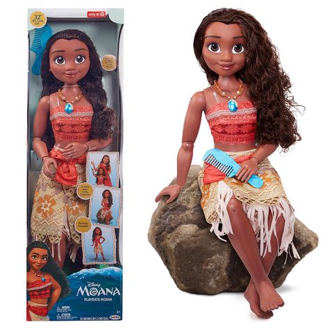 Mario on Instagram: “Beautiful 32” inches tall Moana doll by @justplayproducts Available in Europe at @veryuk 🌀As for as the USA goes, she will be sold only at…” Moana Doll, Princess Moana, Kids Toy Shop, Butterfly Wallpaper Backgrounds, Disney Moana, Disney Aladdin, Disney Dolls, Jointed Dolls, Disney Toys