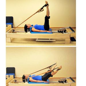 Photo Reference for Beginner Pilates Reformer Workout: Leg Circles Pilates Reformer For Sale, Pilates Reformer Workout, Reformer Workout, Classical Pilates, Reformer Exercises, Pilates Machine, Beginner Pilates, Pilates Workout Videos, Asana Yoga