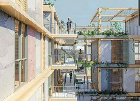 Housing Competition, Urban Block, Collective Housing, Modular Housing, Social Housing, Residential Building, Urban Design, The National, Habitat