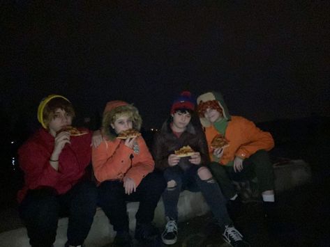 Stans Gang South Park, Style Cosplay South Park, Kenny Mccormick Costume, South Park Group Costume, Kenny Cosplay South Park, Kyle Cosplay South Park, South Park Core, Kyle Broflovski Cosplay, Southpark Cosplay